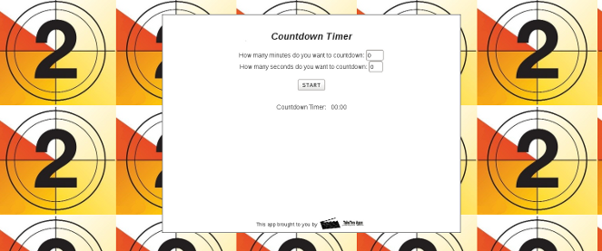Countdown Timer with Alarm